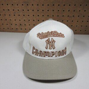 Vintage Y2K Logo 7 mens NY Yankees 1998 MLB World Series Champs snapback EUC